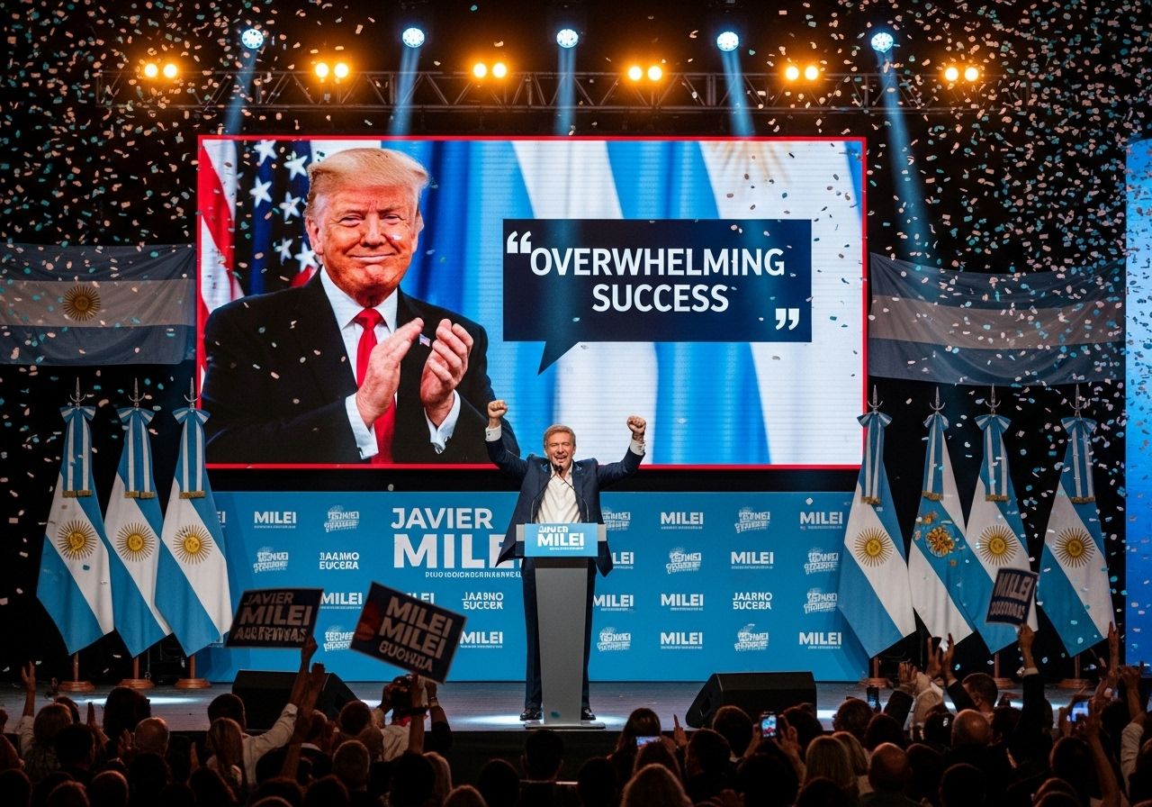Milei Elezioni Argentina: il trionfo legislativo con l'applauso di Trump, "Successo schiacciante".