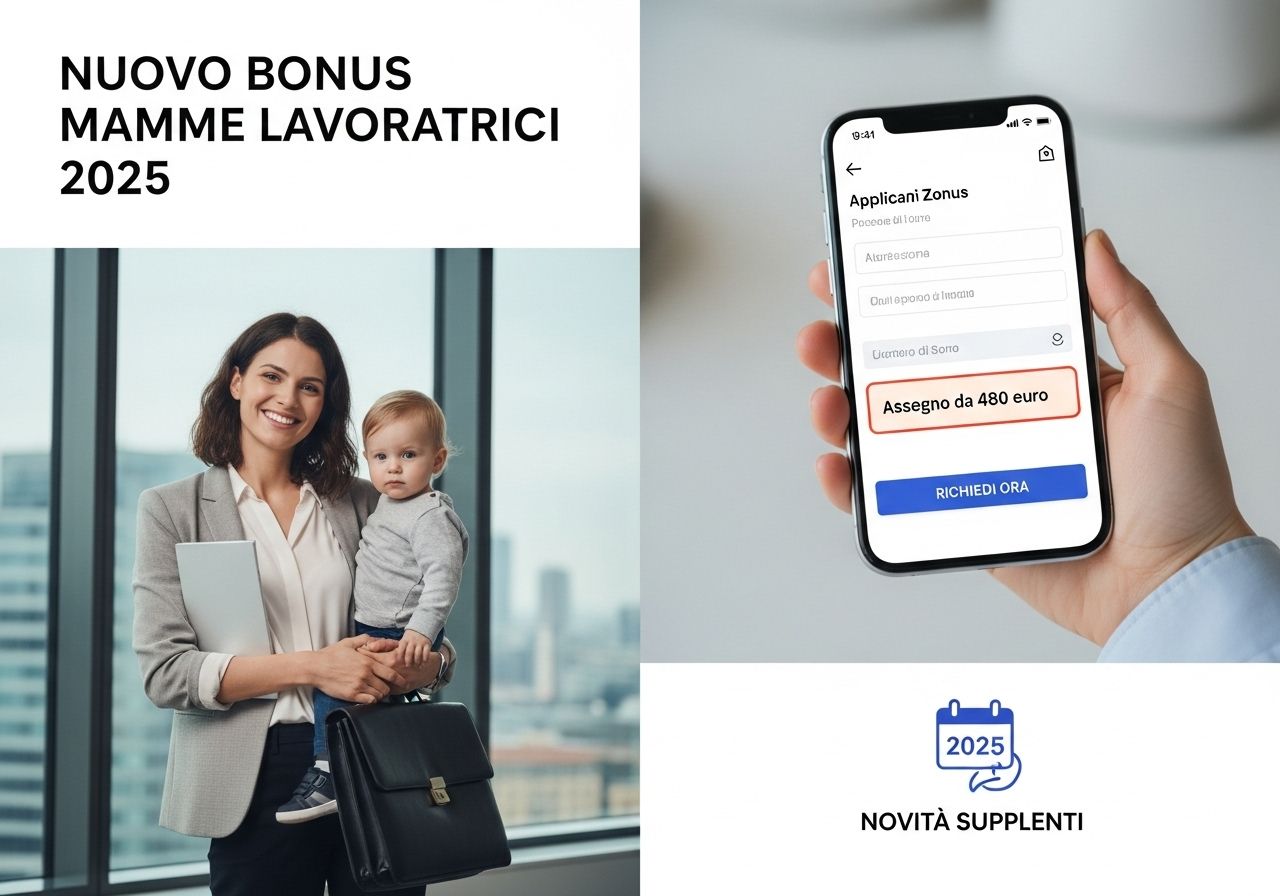 Nuovo Bonus Mamme Lavoratrici 2025: la novità per le supplenti, come richiedere l'assegno da 480 euro.